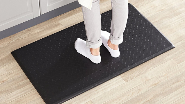 AmazonBasics Anti-Fatigue Standing Mat, 5 pack | $108 | Amazon